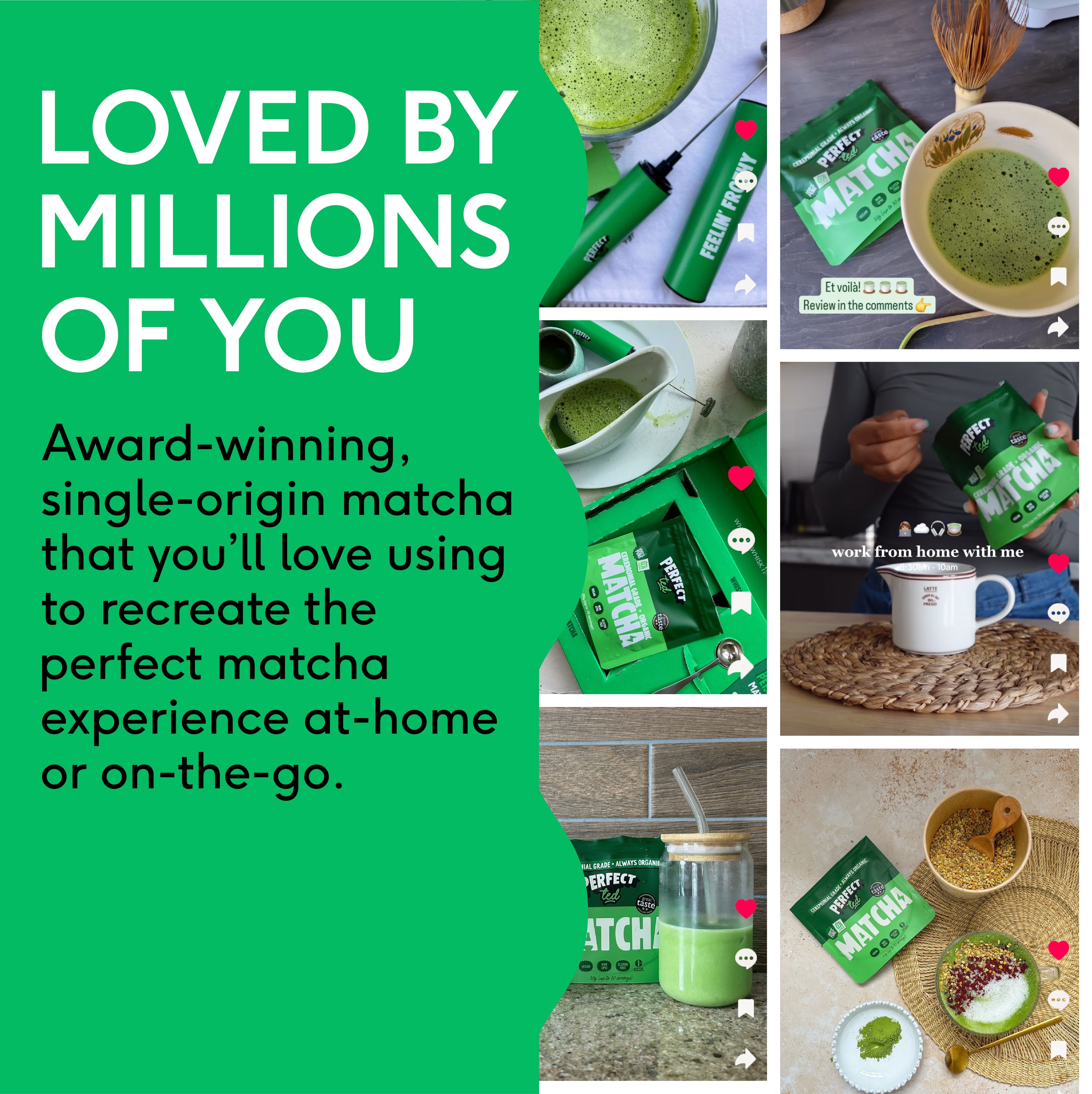 Vanilla Bean Matcha Powder 75g