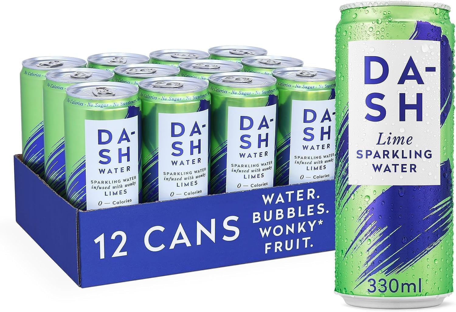 Lime Flavoured Sparkling Water 330ml