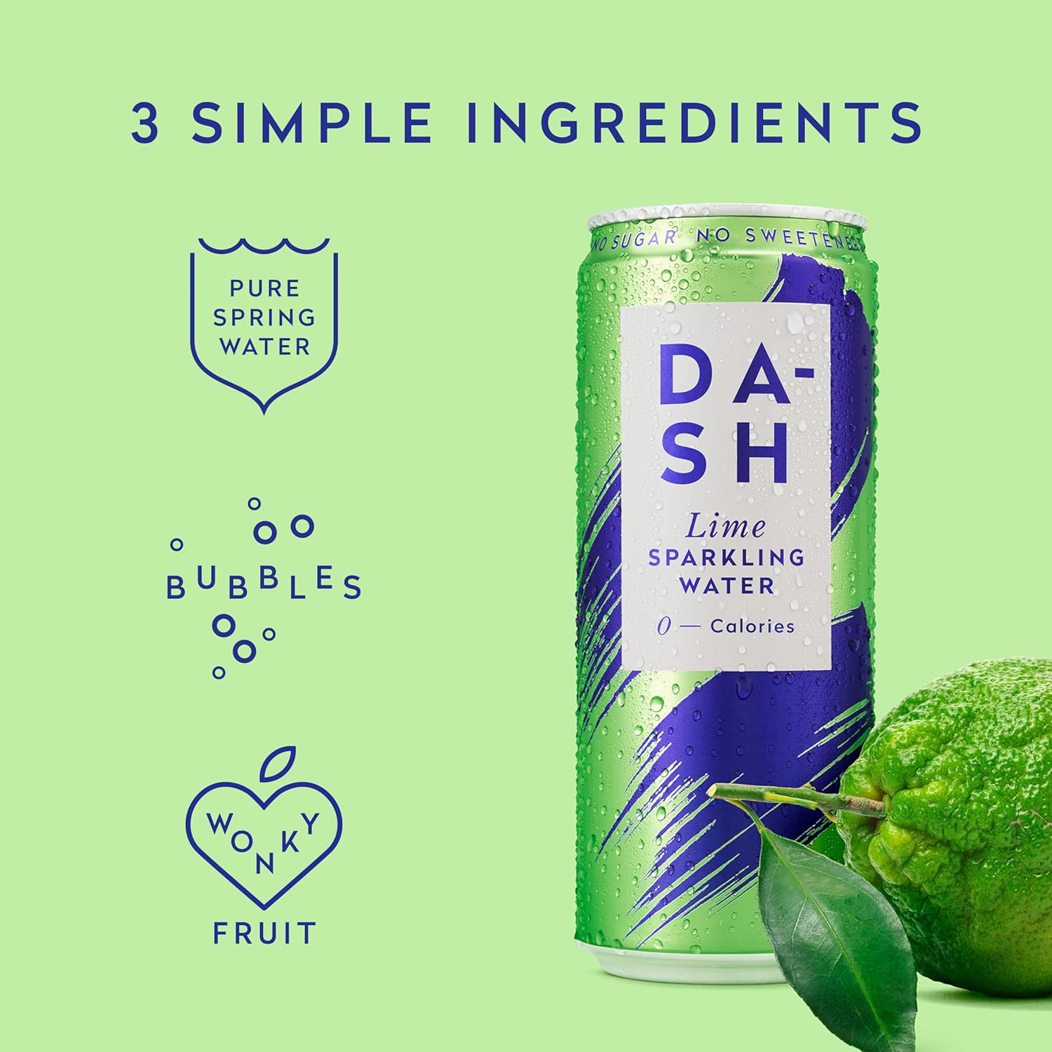 Lime Flavoured Sparkling Water 330ml