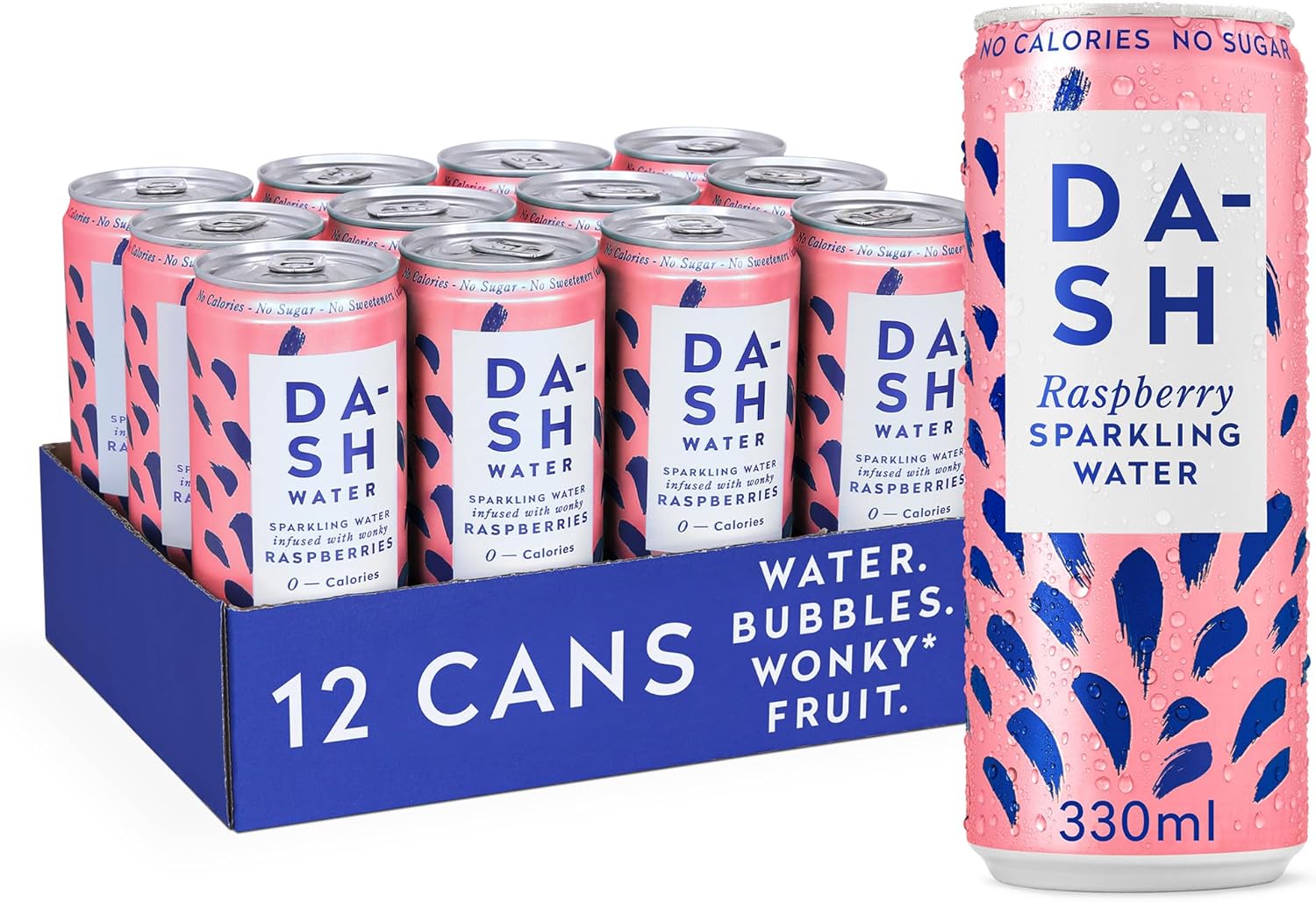 Raspberry Flavoured Sparkling Water 330ml