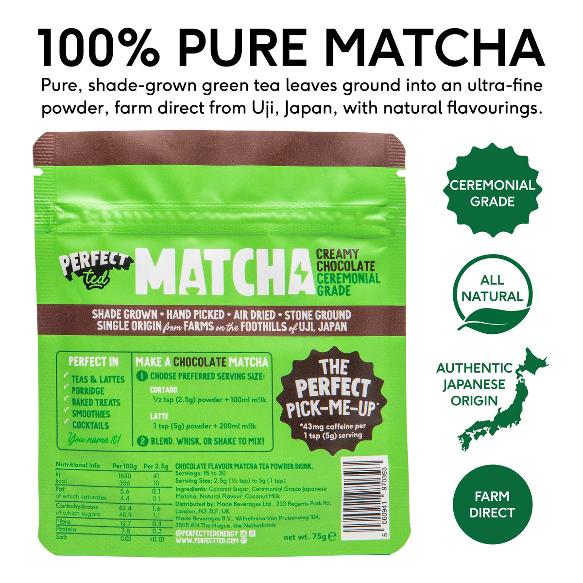 Creamy Chocolate Matcha Powder | THINK GOURMET