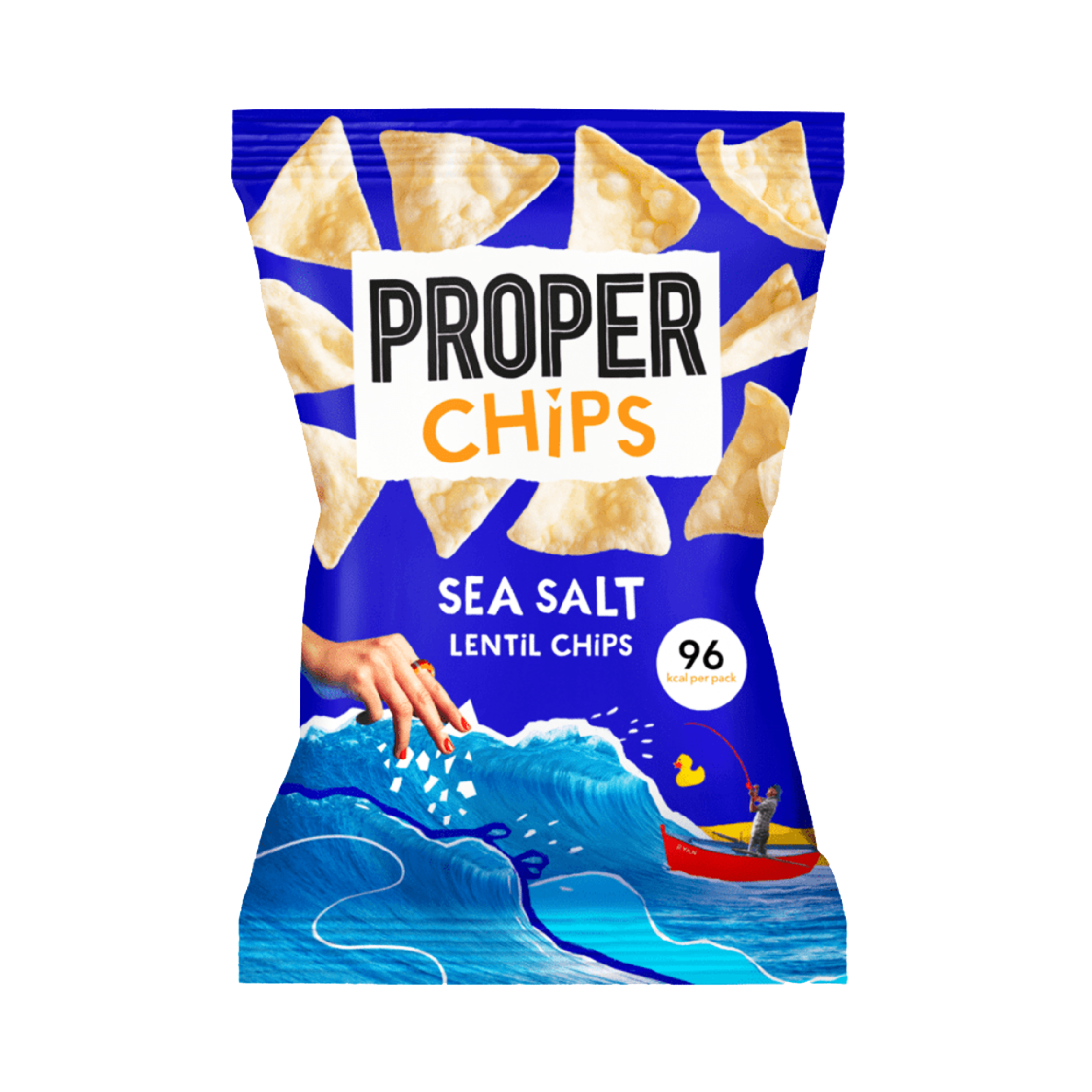 Proper Chips Sea Salt Flavor Lentil Chips 120g