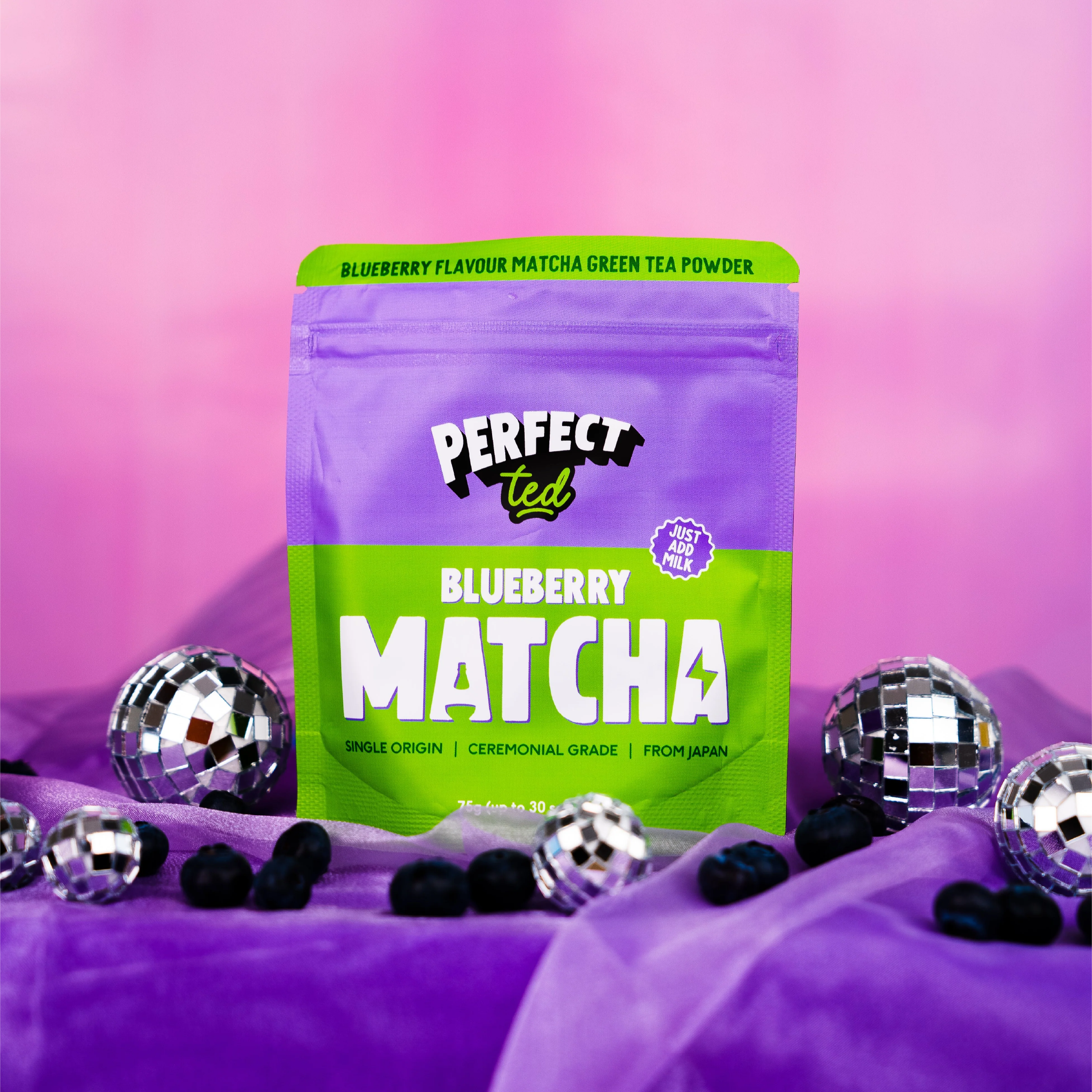 Blueberry Matcha Powder 75g