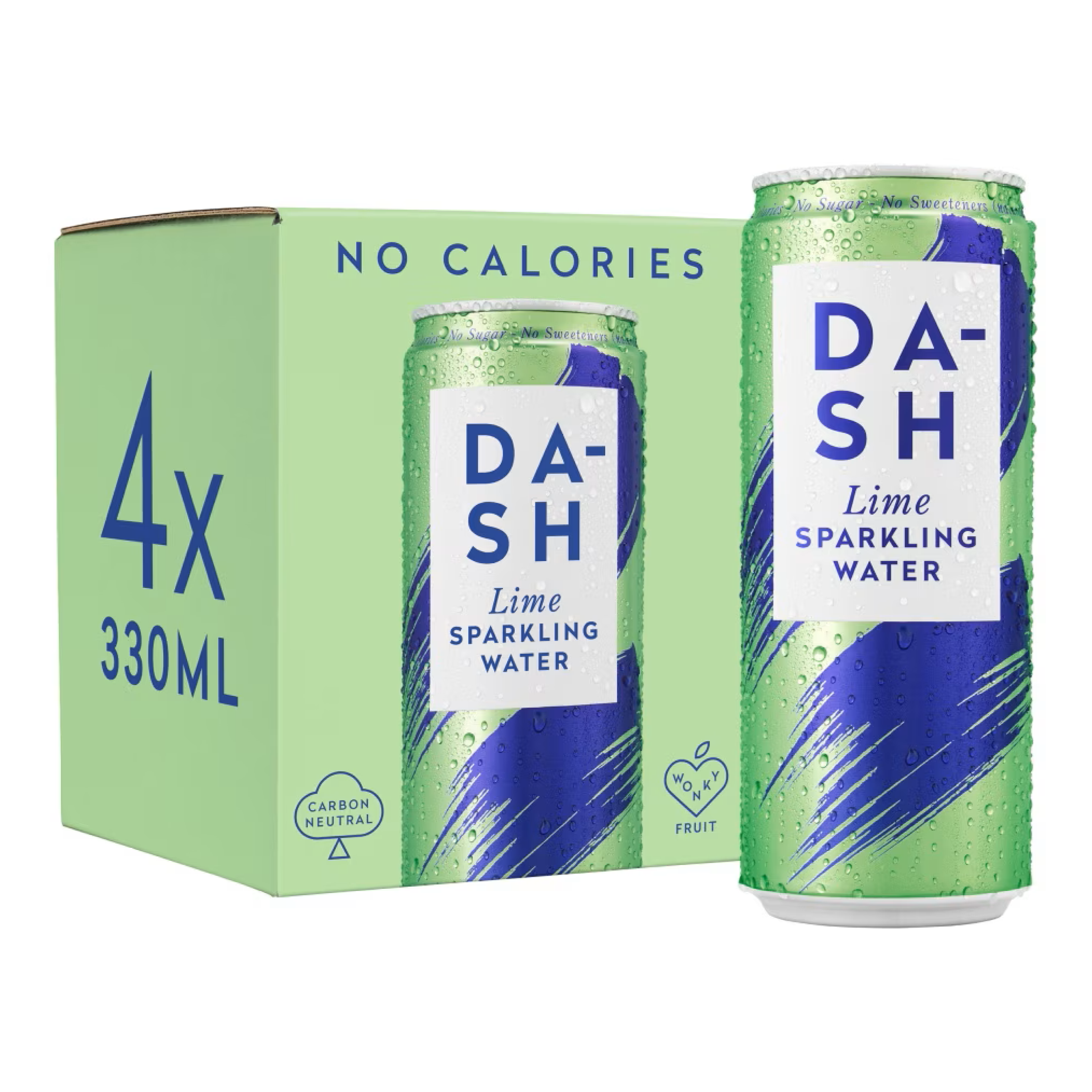 Lime Flavoured Sparkling Water 330ml