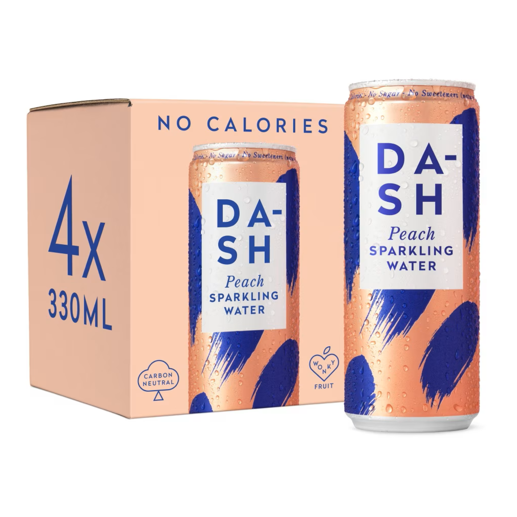 Peach Flavoured Sparkling Water 330ml