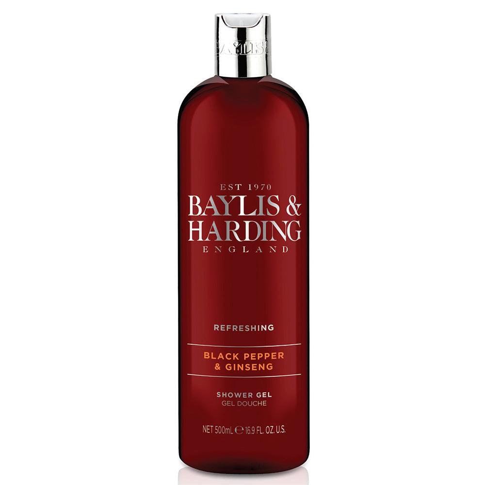 Baylis & Harding Black Pepper & Ginseng 500ml Moisturising Shower Gel - THINK GOURMET