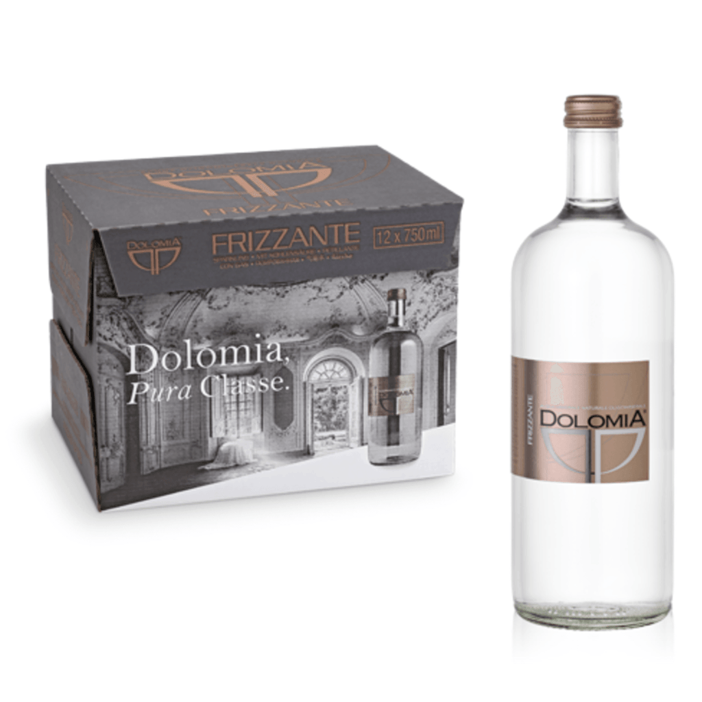 Dolomia Water Exclusive Glass Sparkling 750ml x 12 pieces - THINK GOURMET
