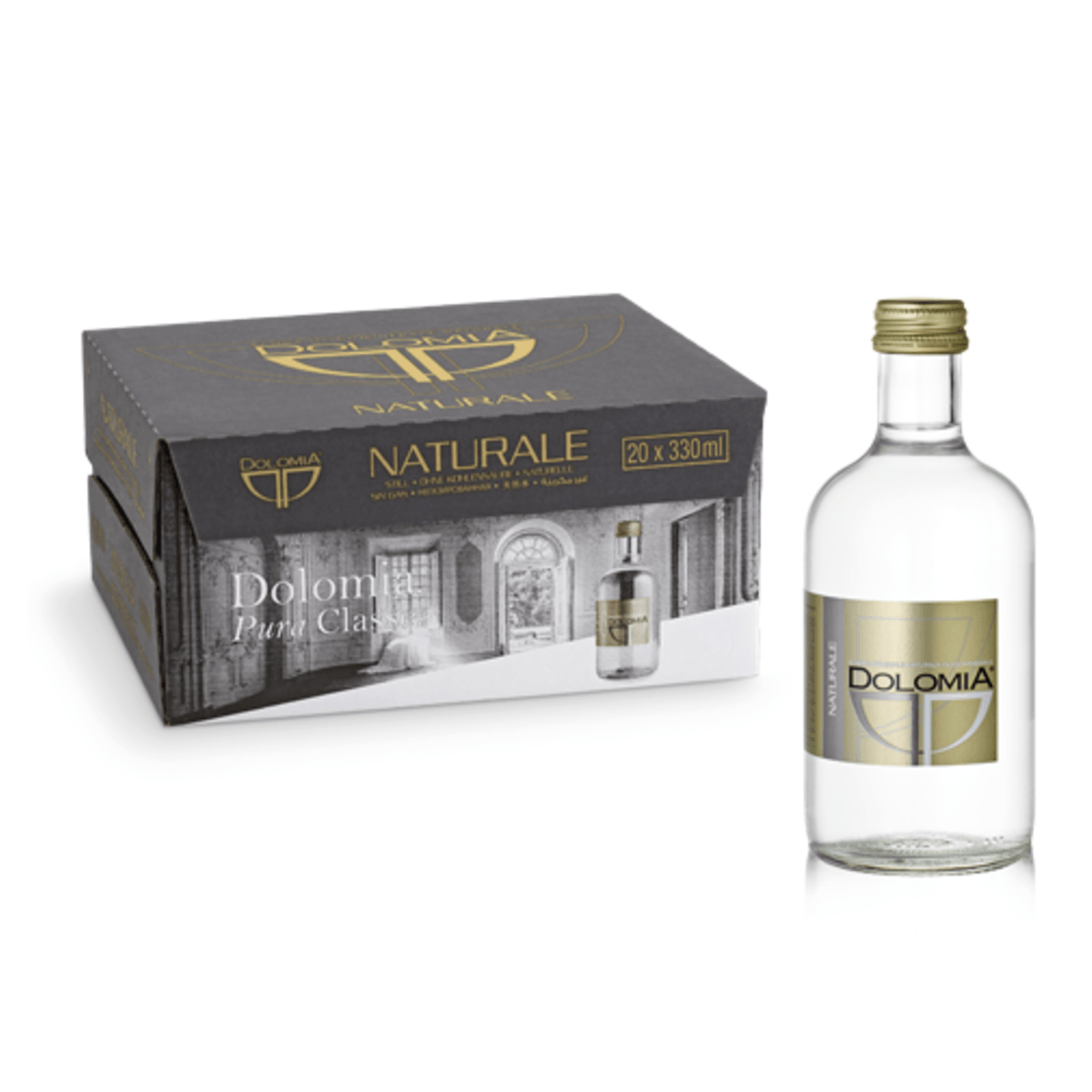 Dolomia Water Exclusive Glass Still 330ml x 20 pieces - THINK GOURMET