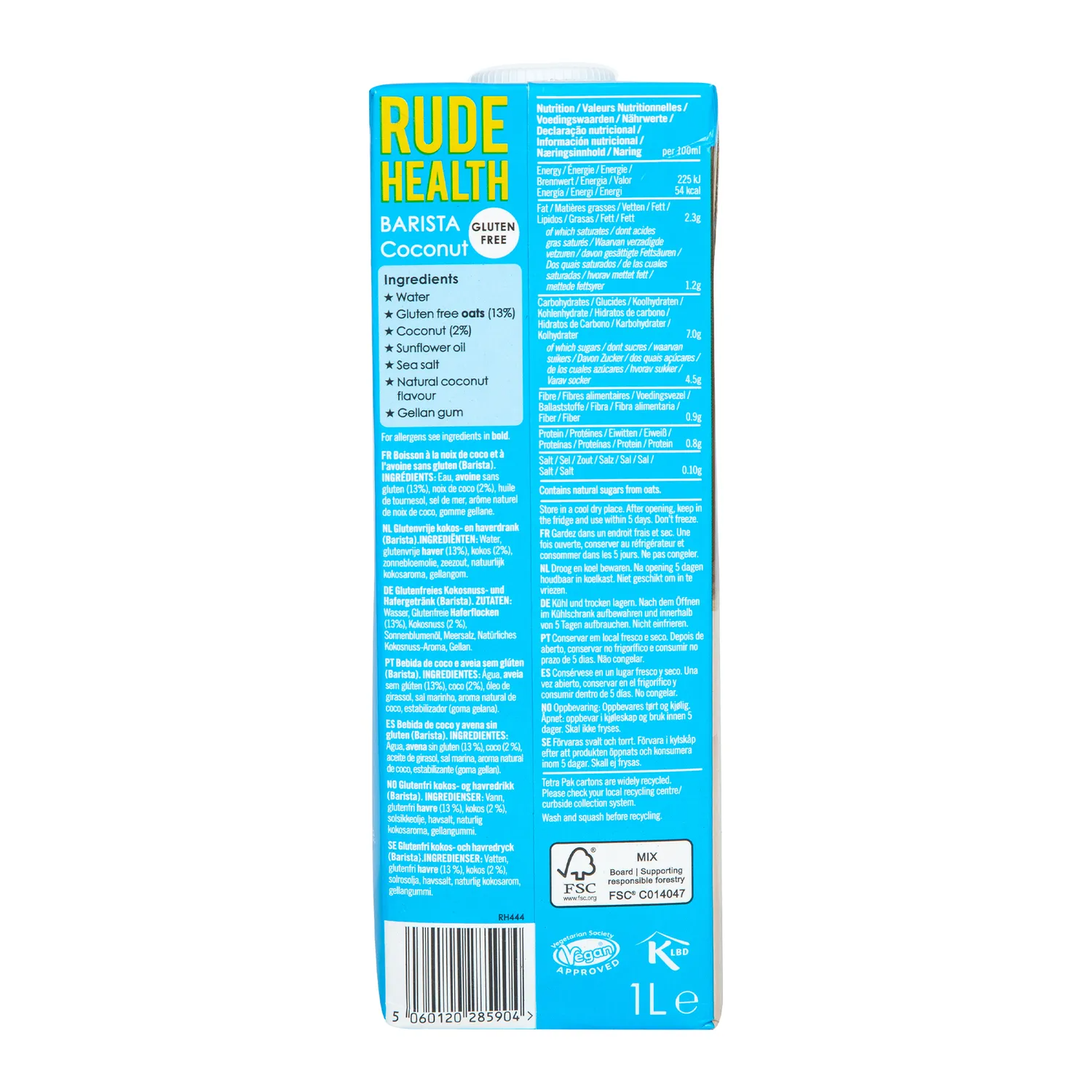 Barista Coconut drink 1 Ltr